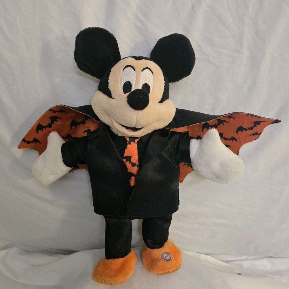 Disney MICKEY MOUSE Halloween Wobblers Dancing Music Figure 2023 11 Inch, Sings
